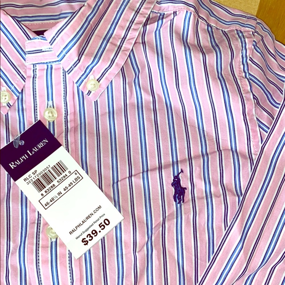 Ralph Lauren Kids long sleeve button down. Sz 6